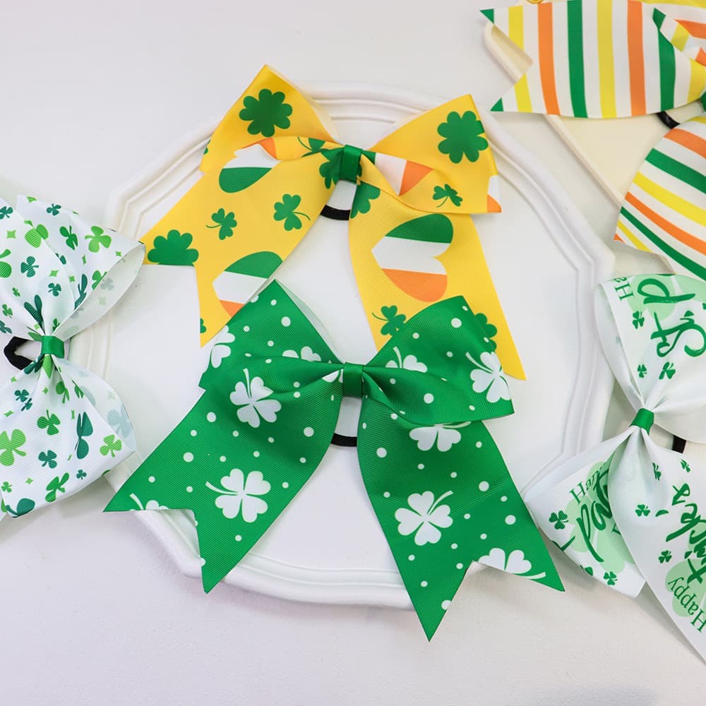 Резинка для волос Shamrock Cheer Bow