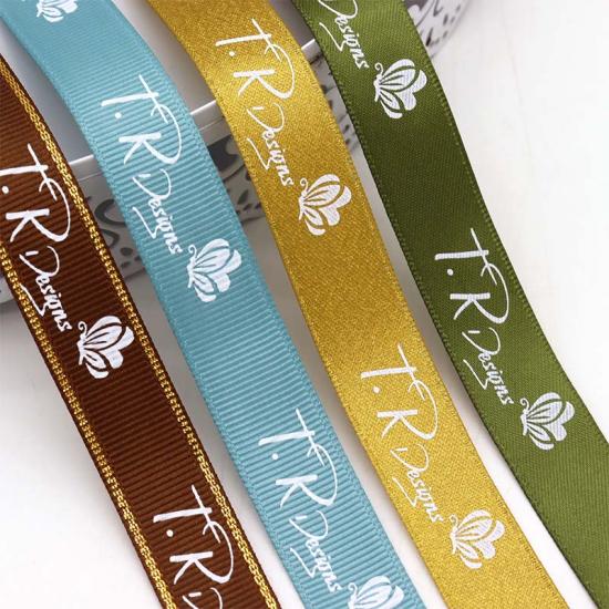 Screen Ink Grosgrain Satin Ribbon